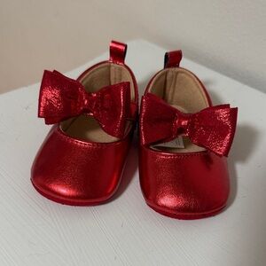 Red Bow Kids Shoes